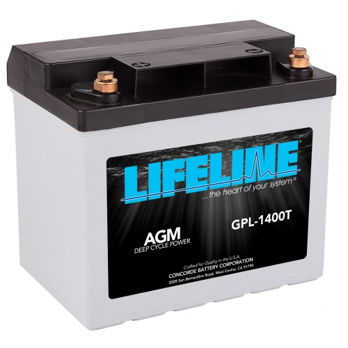 Lifeline 12V 550CCA Starting AGM Battery