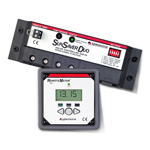 SunSaver Duo 25A with Meter